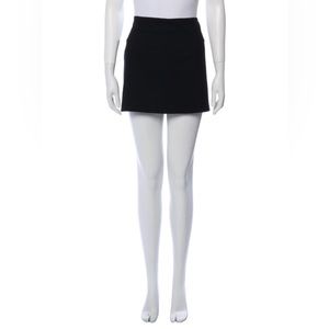 Reformation Black Mini Skirt